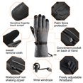 thumbnail image 4 of Eigraketly 1 par de guantes impermeables para ciclismo de invierno, guantes cálidos para bicicleta con pantalla táctil, guantes para bicicleta Ciclismo gris L, 4 of 6