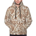 thumbnail image 4 of Hoodies for Men - Indian Paisley1 Long Sleeve Comfrt Men'S Fashion Hoodies & Sweatshirts, Sweatshirts for Men Hoodies Pullover Clothing Clothes with Pouch, 4 of 7