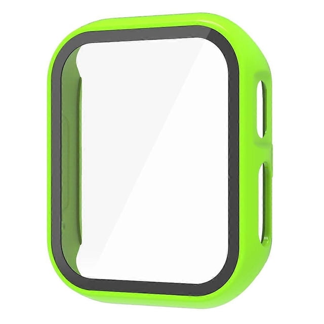 Funda protectora de PC con película templada para Xplora X6 Play, carcasa de una pieza a prueba de golpes, color verde limón