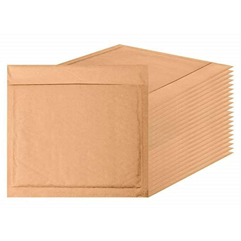 20 Pack Brown Kraft 6x10 Bubble Mailers Eco Freindly Recyclable Padded  Mailing Envelopes, Cushioned Peel N Seal Shipping Paper Mail Bags 