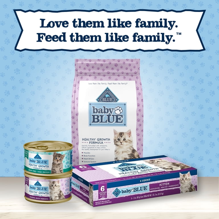 Blue Buffalo Baby BLUE Kitten Dry Cat Food, Chicken & Brown Rice