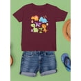 thumbnail image 3 of Cute Baby Dinosaur Art T-Shirt Juniors -Image by Shutterstock,  Medium, 3 of 4