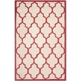 thumbnail image 2 of SAFAVIEH Cambridge Kevin Geometric Wool Area Rug, Ivory/Rust, 5' x 8', 2 of 6