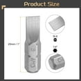 thumbnail image 2 of Uxcell 2pcs 1/4" Hex Shank SL6 Head 1" Length Flat Head Screwdriver Bit, 2 of 6