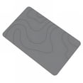 thumbnail image 2 of RLESO 2026 New Diatomaceous Earth Bath Mat Non-Slip Super Absorbent Stone Bath Mats for Bathroom Quick Drying Diatomite Stone Shower Mat Large Natural Easy to Clean(16X24 Inches,Light Gray), 2 of 7