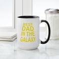 thumbnail image 4 of CafePress - Best Dad In The Galaxy - 15 oz Ceramic Large White Novelty Mug, 4 of 4