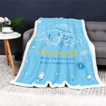 thumbnail image 2 of Cinnamoroll Custom Modern Reactive Printing  Blanket  And Throws Fluffy Winter Anime Plush Kawaii Furry Children  Printed ZR, 2 of 7