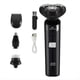 thumbnail image 1 of Afeitadora Eléctrica Pantalla Digital LCD Maquinilla de Afeitar Inteligente Recargable Flotante de Cabezales Afeitadora Resistente Al Agua Carga Tipo C Negro, 1 of 8
