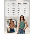 thumbnail image 4 of Anygrew 2 Pack Women's Summer Sleeveless Casual Camisole Shirt Slim Knit Ribbed Tank Tops, 4 of 7