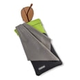 thumbnail image 4 of Carson Eyeglass Pouch, Gray & Green Protective Case for Glasses & Sunglasses Neoprene with Microfiber Cloth, 4 of 7