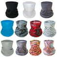 thumbnail image 1 of Breathable Unisex Face Neck Scarf Gaiter with UV Protection for Outdoor Cycling and Activities, 1 of 3