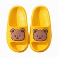 thumbnail image 3 of TOWED22 Slides For Kids,Boys Girls Sandals, Toddler Arch Support Slippers For House Shower Beach Non-Slip(Yellow,9.5), 3 of 7