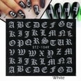 thumbnail image 4 of Personality Python Dark Letter Transfer Nail Sticker, 4 of 5