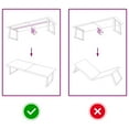 thumbnail image 3 of vidaXL Bathroom Countertop Light Brown 160x60x(2-4)cm Treated Solid Wood, 3 of 7