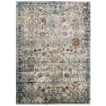 thumbnail image 2 of Success Manuka Distressed Vintage Floral Lattice 4x6 Area Rug in Multicolored, 2 of 8