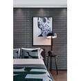 thumbnail image 2 of Dundee Deco Peel and Stick 3D Self Adhesive Foam Wallpaper - Charcoal Faux Bricks, 2.3 ft x 2.5 ft, 2 of 3
