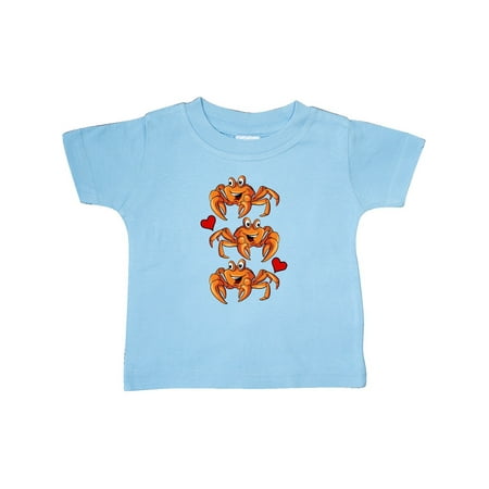 

Inktastic Crab Lover Cute Beach Gift Baby Boy or Baby Girl T-Shirt