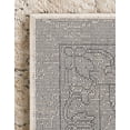 thumbnail image 4 of Unique Loom Portland Collection Area Rug - Albany (6' 1" Square Ivory/Beige), 4 of 12