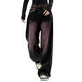 thumbnail image 1 of WILLBEST Jeans Mujer Pantalones Vaqueros Holgados de Cintura Alta para Mujer, Estilo Urbano, de Mezclilla, Holgados, Rectos E Informales, para Comodidad Diaria. XXXL, 1 of 7