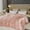 Pink, variant on Move Over Satin Ruffle Duvet Cover King Only Pink Girls Bedding Set Ruffle Pattern Silky Microfiber No Filling