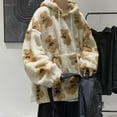 thumbnail image 2 of Sonducket El poliéster calienta y espesa la chaqueta polar del peluche de las mujeres permanece acogedora en una chaqueta elegante y de moda Abrigos y chamarras blanco m, 2 of 6