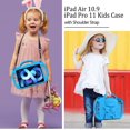 thumbnail image 5 of BMOUO Kids Case for iPad 10th Generation & Air 11" (M2) 2024 & Air 5th/4th Gen 10.9"& Pro 11, Durable Shockproof Case with Shoulder Strap Handle Stand for Apple iPad 10.9 & 11 inch Tablets, Blue, 5 of 6