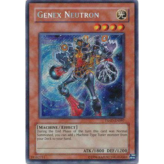 YuGiOh The Shining Darkness Secret Rare Genex Neutron TSHD-EN097