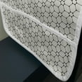 thumbnail image 3 of Crazy Art Microwave Oven Cover, Grid Inspired Continuing Pattern of Polygonal in Monotone, Water Resistant Organizer with Pockets for Kitchen, 36" x 12", Eggshell Charcoal Grey, by Ambesonne, 3 of 4
