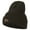 Black, variant on German Shepherd Embroidered Long Beanie - Black OSFM