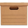 thumbnail image 5 of Moving Boxes with Handles and Lids, 15x10x12 in, Brown, 20 Pack, 5 of 7