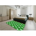 thumbnail image 4 of Ahgly Company Indoor Rectangle Patterned ForestGreen Area Rugs, 2' x 5', 4 of 6