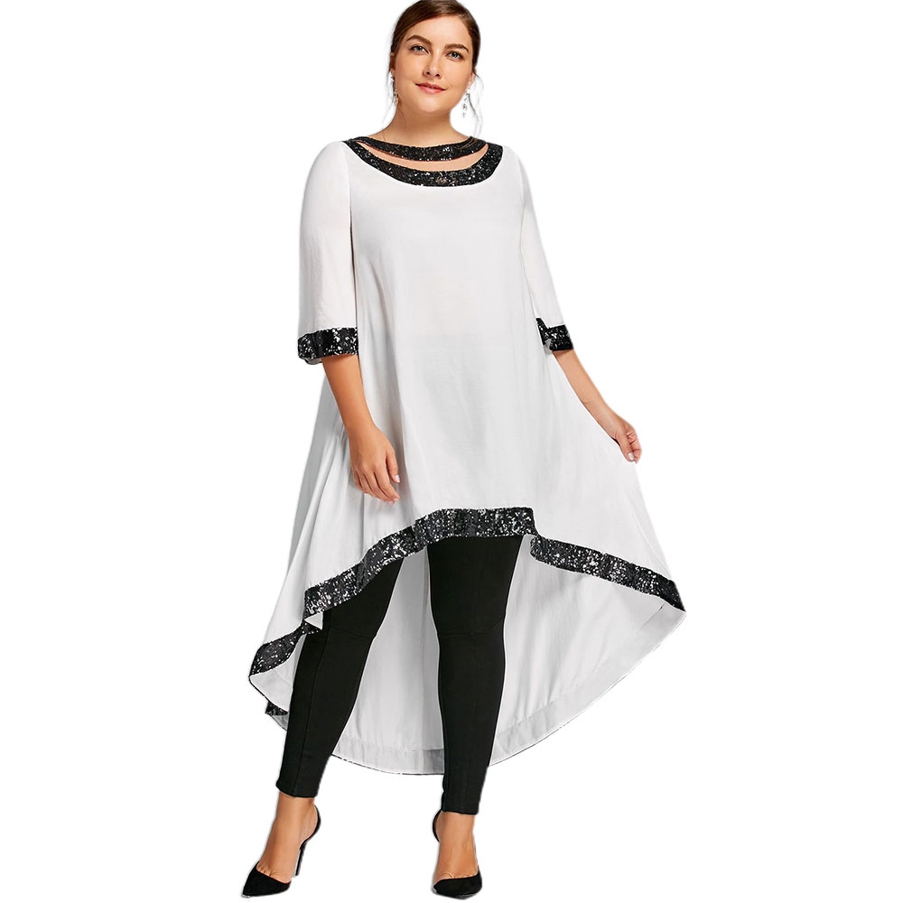 Bright Silk Stitching Dress Women 