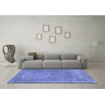 thumbnail image 3 of Ahgly Company Machine Washable Indoor Rectangle Persian Blue Traditional Area Rugs, 2' x 3', 3 of 4