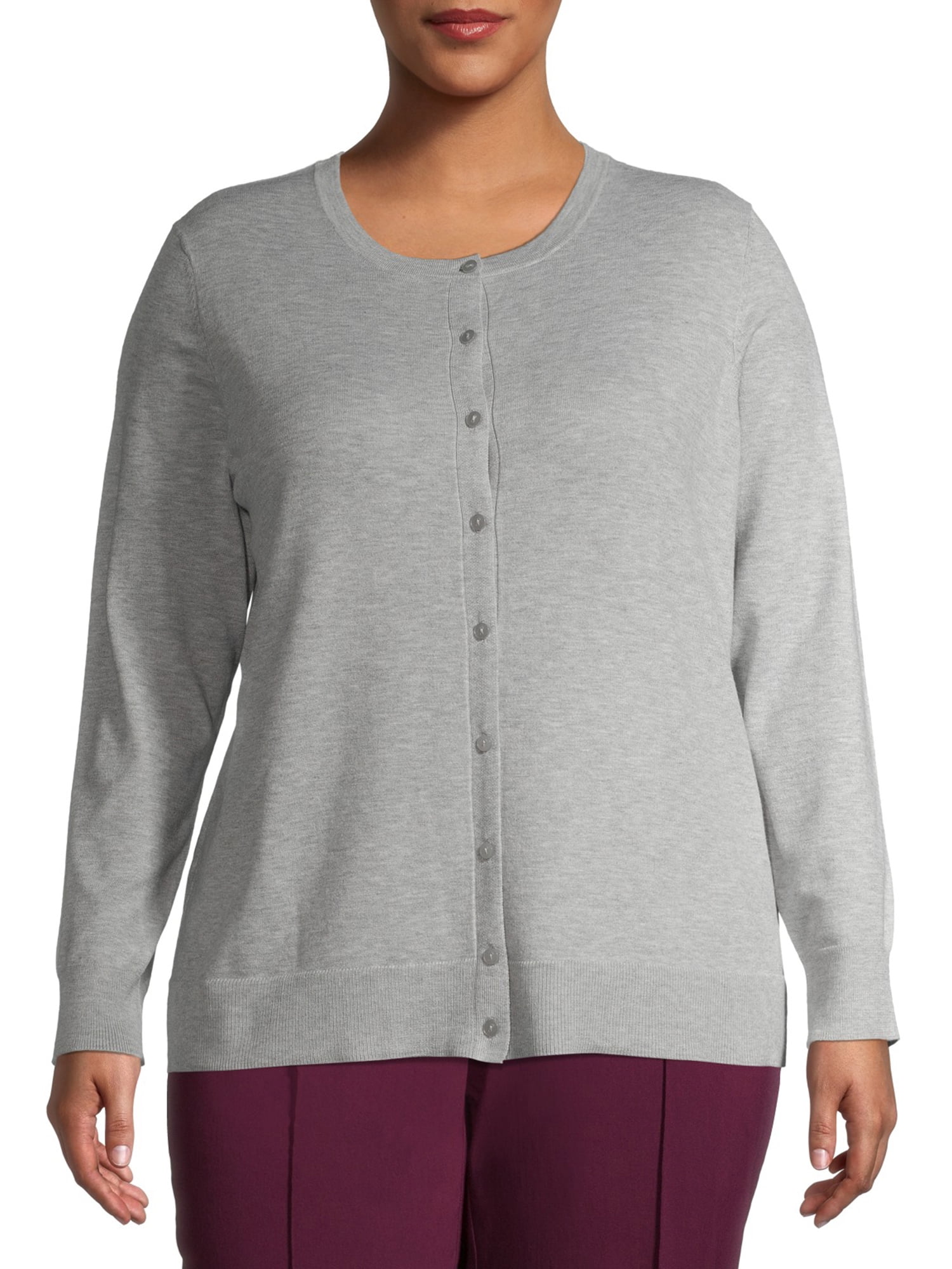 plus size cardigans walmart