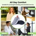 thumbnail image 2 of AOV Women's Arch Support Walking Shoes Athletic Tennis Sneakers for All-Day Comforts,Size 8 GrayPink, 2 of 6