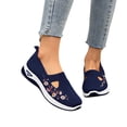 thumbnail image 3 of Women Casual Shoes Soft Sole Canvas Shoes Slip On Casual Shoes Breathable Daily Footwear Comfortable For Ladies All Day Wear ,Us Size:7, 3 of 8