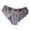 Grey, variant on Women's Lace Trim Sweet Briefs Sheer See Through Low Waist Ruffle Cheeky Underpants White L