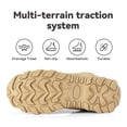 thumbnail image 3 of Men's Hiking Boots Lightweight Mid Ankle Trekking Trails Boots Work Boots, Wheat, 3 of 7