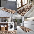 thumbnail image 2 of Beige and Brown Leopard Pattern Kitchen Rug Mat,Kitchen Runner Rugs Non Skid Washable,Decorative Kitchen Floor Mats for Kitchen,Sink,Laundry,17"X47", 2 of 5