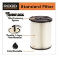 thumbnail image 4 of Ridgid Standard Wet/dry Vac Filter Vf4000 (White, 1) (Original Version), 4 of 7