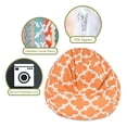 thumbnail image 3 of Majestic Home Goods Trellis Large Classic Bean Bag Chair, Multiple Colors, 3 of 5