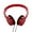 Red, variant on Kids Headphones with Microphone Kubite Kids Wire Headphones on Ear Foldable Stereo Headset for Kids Earphone in Ear Headphones,Kids Headphones Wired,Headphones for Kids with Microphone