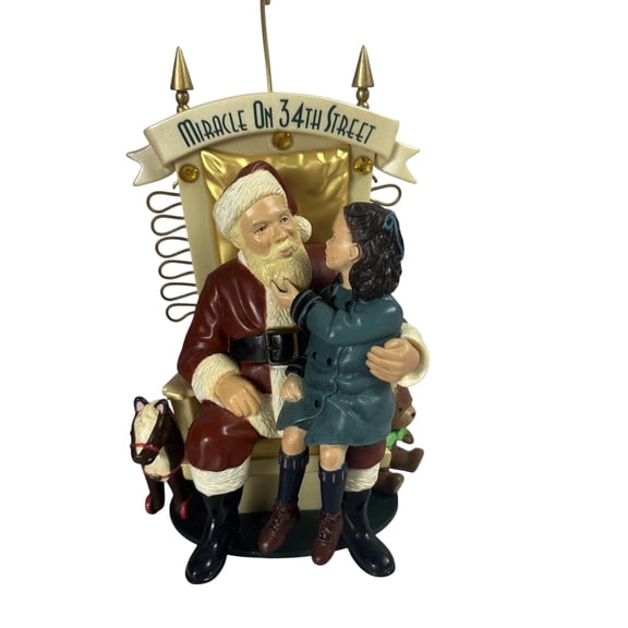 2001 Believe in Miracles (Miracle on 34th Street) Carlton Cards Christmas Tree Ornament CXOR-096E
