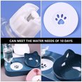thumbnail image 3 of Miangastore 1 Ensemble Distributeur Automatique d'Eau pour Chaton Bol de Nourriture Surélevé Protection du Cou, 3 of 9