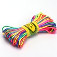 thumbnail image 1 of 20m 2.5mm Mix Color Nylon  Black Rattail Satin Chinese Knotting Silk Macrame Cord Beading Braided Shamballa String Thread HK198, 1 of 9