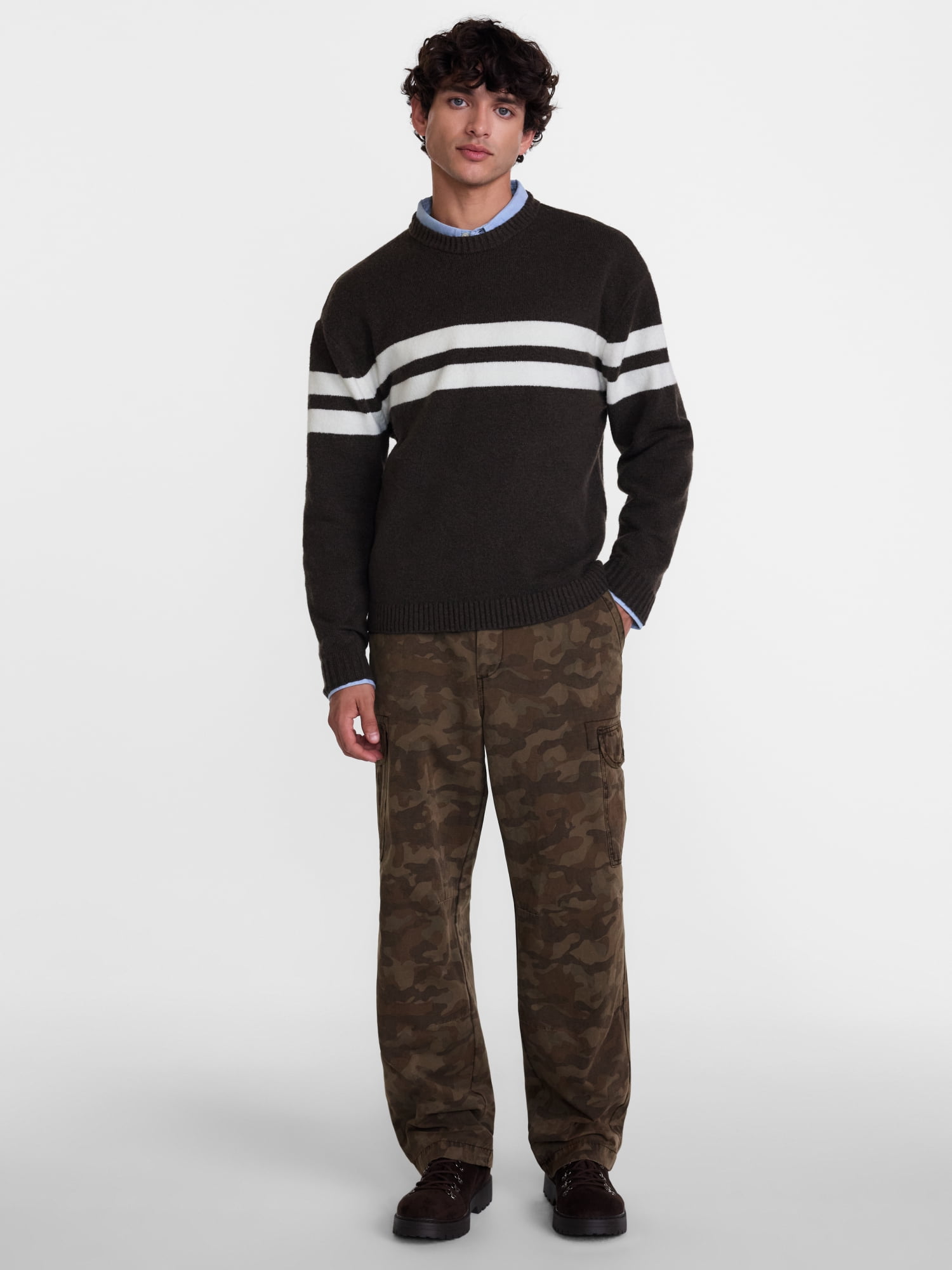 No Boundaries Loose Fit Cargo Pants, Men's XS-4XLT