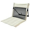 thumbnail image 4 of Silla de camping con respaldo, cómoda silla de playa para viajes, patio, barbacoa Beige, 4 of 8