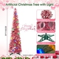 thumbnail image 2 of Lápiz con forma de árbol de Navidad, 150 cm, con diseño de oropel, 2 of 6