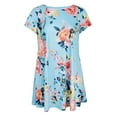 thumbnail image 2 of Vestido corto floral Zulema para mujer Azul m, 2 of 8