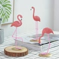 thumbnail image 4 of Worgeous Vivid Pink Flamingo Decoration Resin Figure for Home Office Decor Use 12.5 Inch, 4 of 8